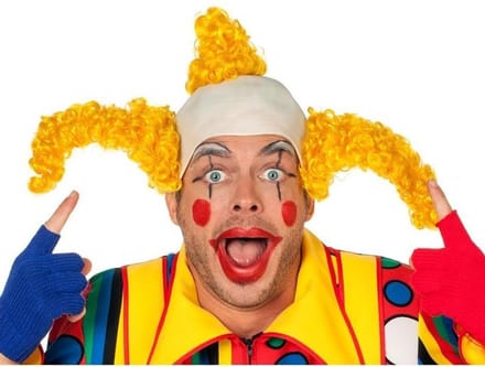 Clown Coco geel