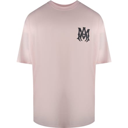Amiri Puff Logo Roze T-shirt