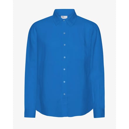 Linnen overhemd Colorful Standard Pacific Blue
