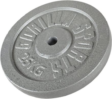 Gorilla Sports Gewichtsschijf - Halterschijf - Gietijzer - 30 mm - 25 kg