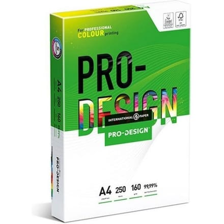 Pro design 160 gram A4 250 vel proffesional printing papier