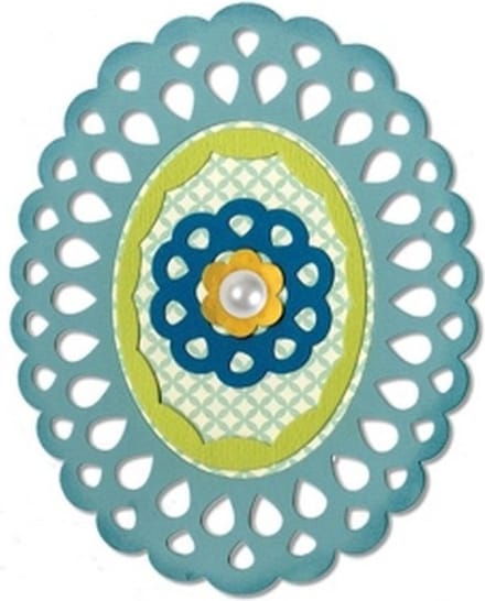 Sizzix Thinlits Mal - Frame Layers & Flowers 658957  Rachael Bright