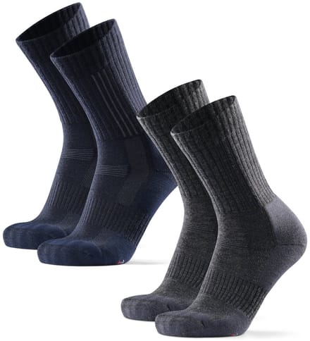 DANISH ENDURANCE Pro Wandelsokken - Merinowol Maximale Bescherming - Unisex - 2 Paar - 35-38