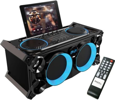 Draagbare Geluidsinstallatie met Accu, LED Speakers en Bluetooth