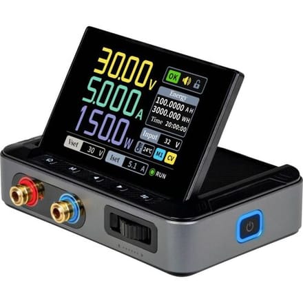 Joy-it PSM01150W Labvoeding, regelbaar 0 - 30 V 0 - 5 A 150 W USB-C, DC-stekker 5,5 mm