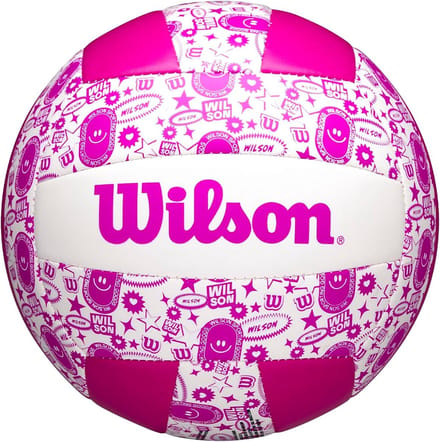 Wilson Volleybal STAMP Graffity Roze/Wit Maat 5