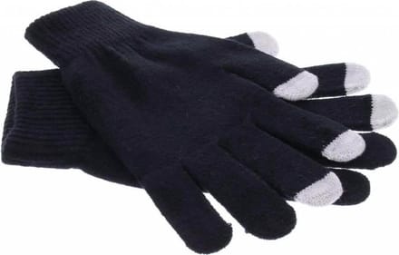 Unisex Touchscreen Hanschoenen Zwart / Maat One Size
