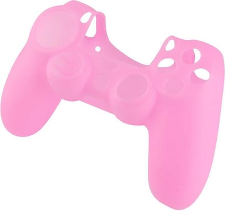 Silicone Hoes / Skin geschikt voor Playstation 4 PS4 Controller Roze