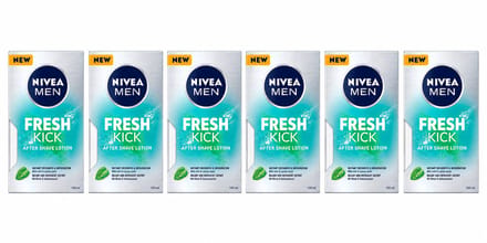 NIVEA MEN Fresh Kick Verfrissende Aftershave 100ml x 6 stuks