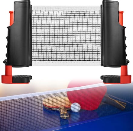 Uitschuifbaar Tafeltennisnet - Universeel Pingpong Net voor Binnen en Buiten