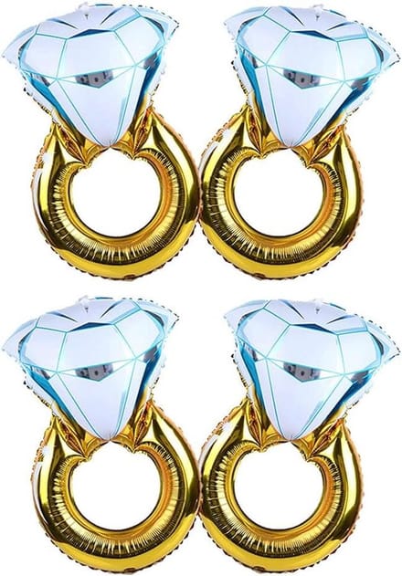 EGoods - Gouden Diamant Ballon - Bruiloft Decoratie - Valentijnsdag Feestartikelen