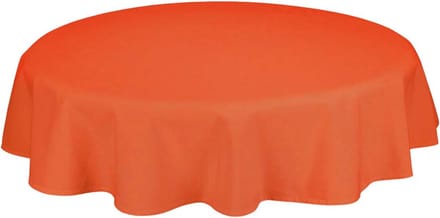 Treb Horecalinnen Tafelkleed Rond Tangerine 230cm Ø - Treb SP