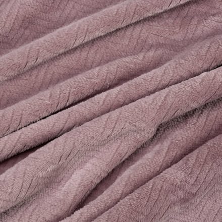 Zacht Plaid 70x160 cm - Zachte Microvezel - Heidekleurig