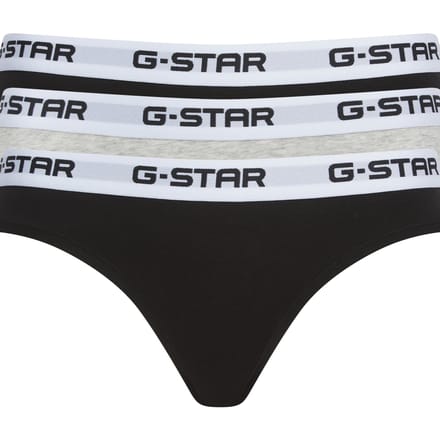 G-Star Fluorite Underwear Black/light Grey Marl/black Größe: L | Unterhosen Outlet | Damen | Grau