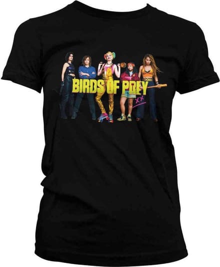 DC Comics Harley Quinn Dames Tshirt -S- Birds Of Prey Zwart
