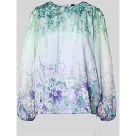 Regular fit blouse met ronde halslijn