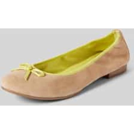 Tamaris Ballerina's beige Leer - Dames - Maat 36