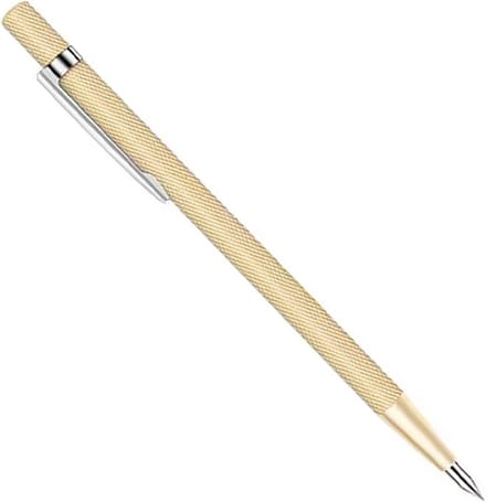 Graveer Pen - Markeer Tool - Materialen Markeren - Tungsten Carbide Tip - 0.9mm Lijn - Goud