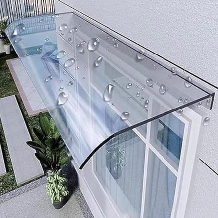 Duurzame Luifel voor Huisdeur - Transparante Overkapping van Polycarbonaat voor Buiten