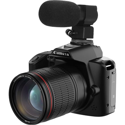 4K digitale camera WiFi digitale videocamera 64MP dubbele lens 3 inch IPS-scherm 16x anti-shake zoom Camera & Microphone