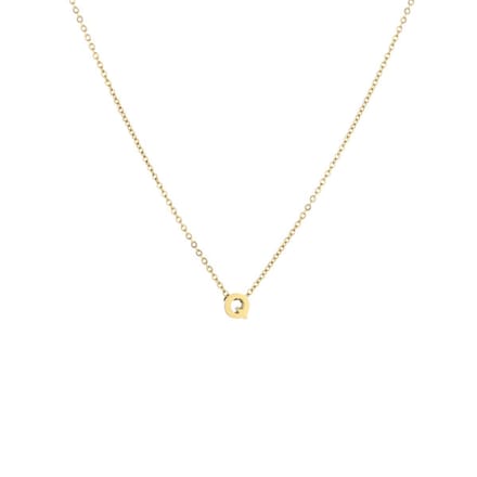 Letter-Ketting-Q-Goud