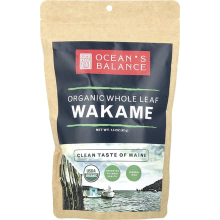 Ocean's Balance, Organic Whole Leaf Seaweed, 1.5 oz (42 g) beige