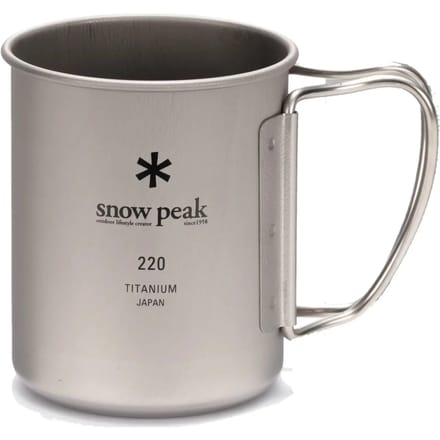Mok in titanium enkele wand Snow Peak 220