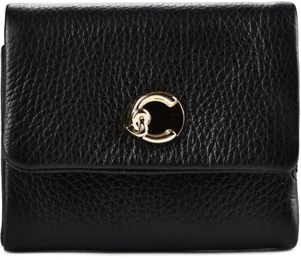 COCCINELLE Leren portemonnee C-Me Softy Wallet Noir zwart