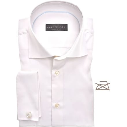 John Miller Overhemd Tailored French Cuff Non Iron Ecru / male