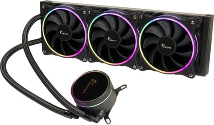 Inter-Tech LC-360 RGB Processor Alles-in-één vloeistofkoeler 12 cm Zwart 1 stuk(s)