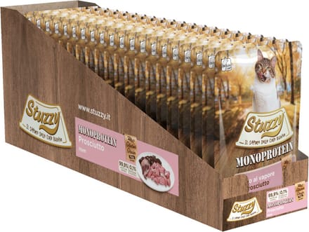 20x Stuzzy Kattenvoer Monoprotein Ham 85 gr