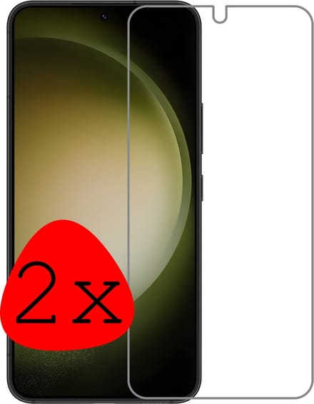Screenprotector - 2 Stuks Geschikt voor Samsung Galaxy S23 Plus - Extra Sterk - Beschermglas - Gehard Glas - Tempered Glass - Screen Protector