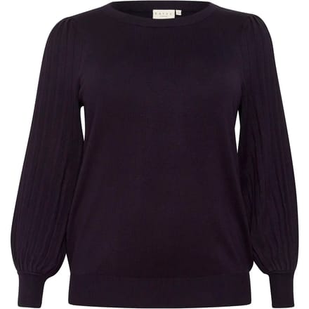 Kaffe Curve KCloni Knit Dames Top -Dawn Purple