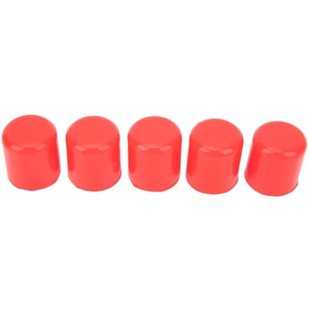 5 Pièces Tuyau d'Admission à Vide Tube en Silicone Bouchon d'Extrémité Couvercle Capuchon de Raccordement Diamètre Intérieur 25mm Ajustement Universel rouge