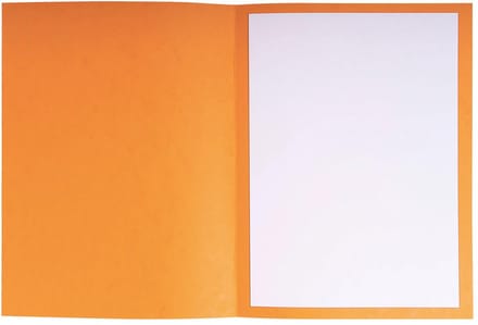 Exacompta 5x Pak van 25 pleidooimappen Voor/tegen versterkt karton 25x32cm - Oranje - 220106E