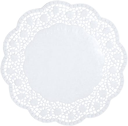 20x 100 Taartranden rond Ø 30 cm wit, verpakt per 100 stuks