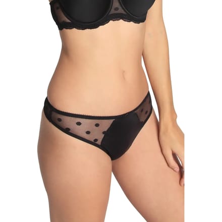 Dames string Sassa Dotted Mesh