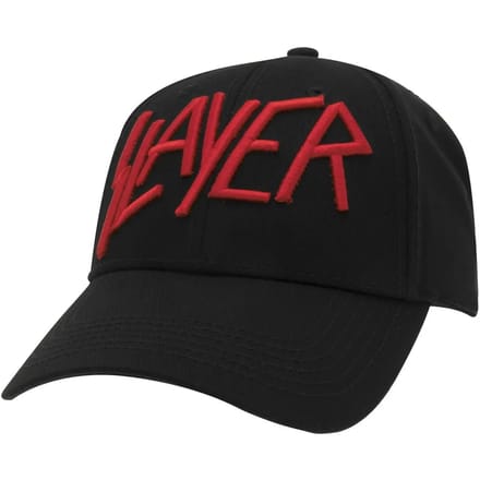 Slayer - Logo Baseball pet - Zwart