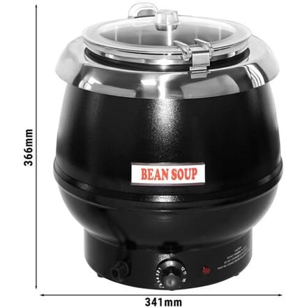 GGM Gastro Suppenwärmer - 10 Liter - Schwarz