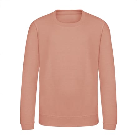 Just Hoods - AWDis Sweat Kinder - Dusty Pink maat 7/8 (M)