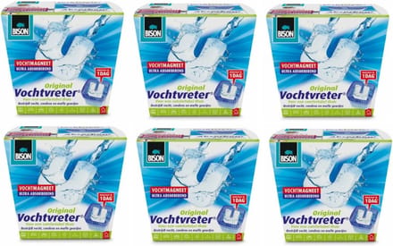 Bison - Vochtvreter - 6 x 450 gr - Voordeelverpakking