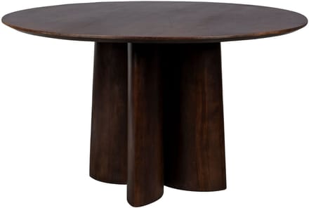 Housecraft Living Balder Eettafel Rond 130 cm Mangohout - Bruin