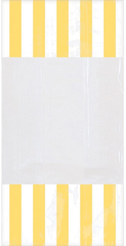 Amscan Feestzakjes Streep 24,8 X 12,8 Cm Geel 10 Stuks