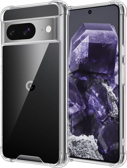 Hoesje geschikt voor Google Pixel 8 - Shockproof Transparant Back Cover Case