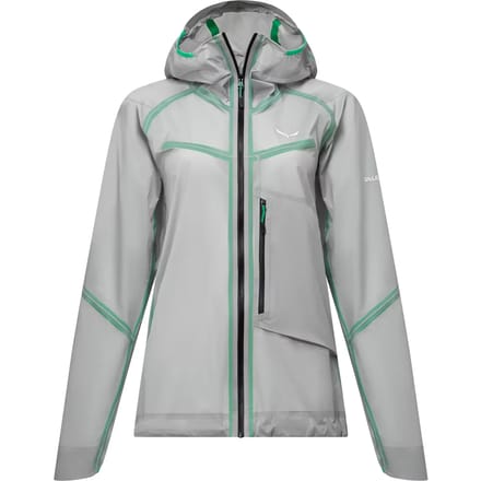 Vrouwelijke waterdichte broek met capuchon Salewa NXT PTX 3L