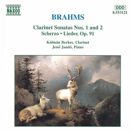 Kálmán Berkes & Jeno Jandó - Brahms: Clarinet Sonatas Nos. 1 & 2 | Scherzo | Lieder (CD)