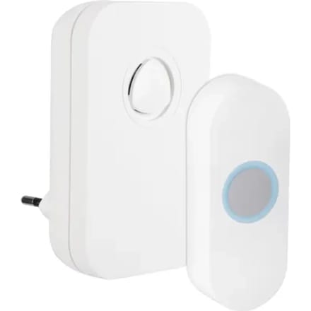 Exin Gong - Beldrukker - Plugin - Wit