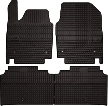 Wielganizator SolidPRO Serie - Rubberen Automatten - Kia EV6 Crossover - Zwart - Volledig Geschikt
