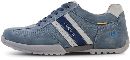 camel active Leren sneakers met klassieke vetersluiting - Maat - Blauwmenswear-42