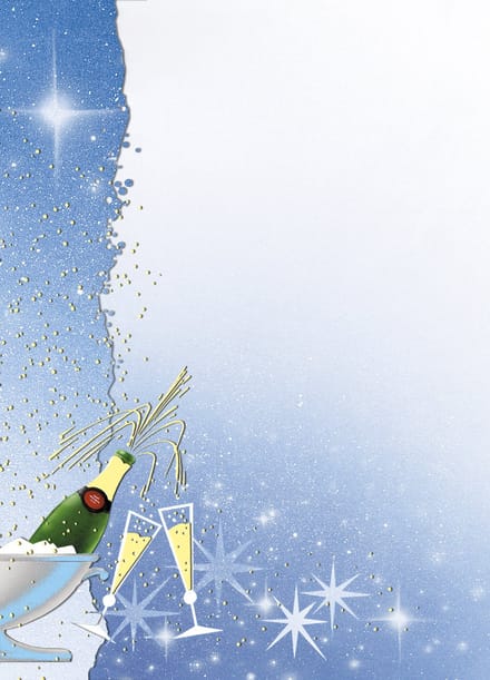 Decadry Themapapier Gouden Champagne Bubbels A4